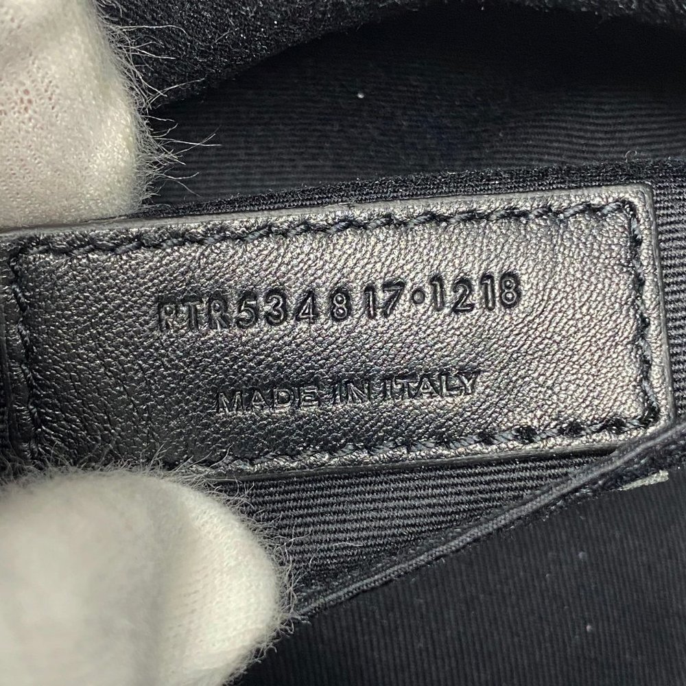 Saint Laurent Monogram Lou Velvet Belt Bag - Picture 9 of 12